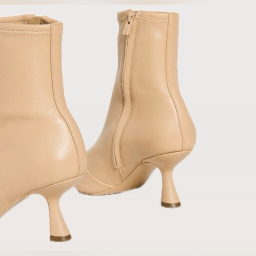 Loeffler Randall Thandy Leather Boot Ankle Bootie Bisque Tan Womens size 9 - Picture 3 of 9
